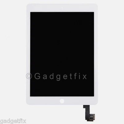 Schermo LCD vetro digitalizzatore touch screen bianco per iPad Air 2 A1566 A1567 - Immagine 1 di 4
