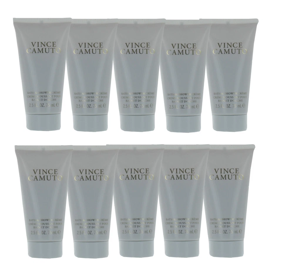 Pacote combo Vince Camuto feminino: gel de banho 25 oz (tubos de 10 x 2,5 oz) NOVO - Imagem 1 de 1