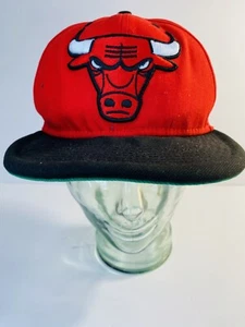 Retro 1990s New Era Chicago Bulls SnapBack Cap Red & Black 9fifty - Bild 1 von 13