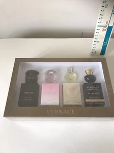 Varsace Bright Crystal Noir Eros Dylan Blue Collection 5ml Bottles Miniature - Picture 1 of 4