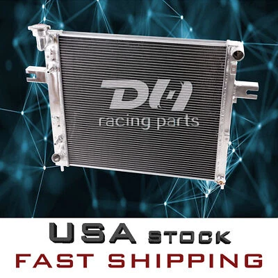 Radiador de aluminio de 2 filas para Jeep Grand Cherokee 1999-2004 4,0 L L6 Laredo/Limited Sport Foto 1 de 4