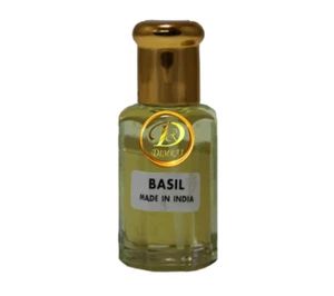 Basil Attar / Ittar concentrated Perfume Oil 10ml herbal Spicy Aroma - Picture 1 of 3