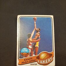 1979 KAREEM ABDUL-JABBAR - Topps #10 All-Star 2nd Team - LA Lakers