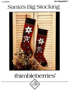 Santa's Big Stocking Quilt Pattern by Thimbleberries LJ92258 - Picture 1 of 2