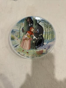 Limoges LE PETIT CHAPERON ROUGE Little Red Riding Hood & CENDRILLON Cinderella - Picture 1 of 6