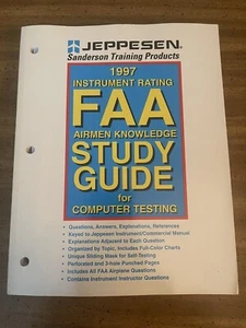 Jeppesen Sanderson Training Products 1997 Instrument Rating FAA Study Guide - Picture 1 of 2