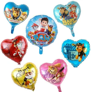 PAW PATROL FOIL BALLOONS Birthday Party 7 piece set UK SELLER Chase Skye Rubble - Picture 1 of 8