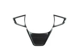 For Ford Mondeo Fusion 2013-2020 Black Titanium Steering Wheel Decor Cover Trim - Foto 1 di 5