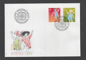 Schweiz Switzerland 1989 FDC - Europa 1989: Kinderspiele - Imagen 1 de 1