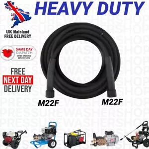 15M HONDA EVOLUTION 400 BAR 2 WIRE HEAVY DUTY HOSE PRESSURE WASHER JET WASH M22F - Picture 1 of 1