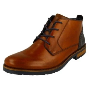 Mens Rieker 14605 Lace Up Ankle Boots - Picture 1 of 10