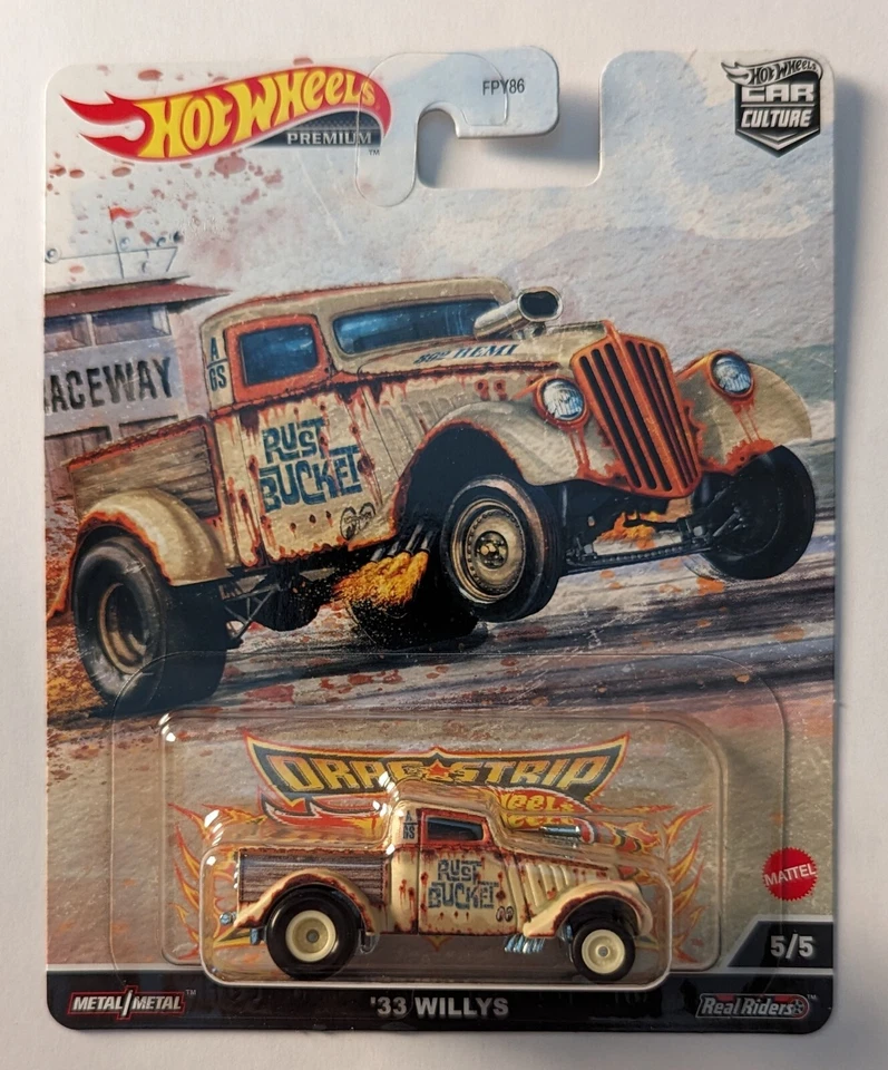 Hot Wheels Premium - Drag Strip  - '33 Willys - Immagine 1 di 1