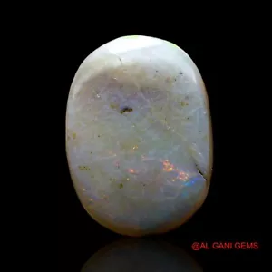 5.00 Cts Oval Australian Fire Opal Cabochon Artisan Gemstone Natural 16x11x3 mm - Picture 1 of 11