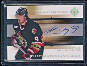 2005-06 Ultimate Collection Signatures Autograph Martin Havlat - On Card AUTO - Bild 1 von 1