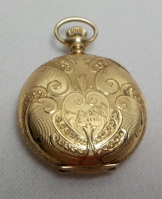 VTG 14K SOLID GOLD ELGIN POCKET 1904 MODEL 2 GRADE 269 KEYSTONE CASE WATCHMAKER - Image 1 of 4