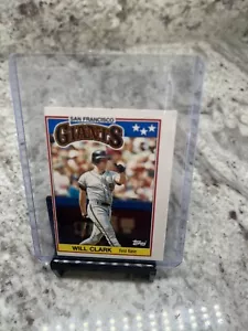 1988 Topps United Kingdom Minis - #14 Will Clark Rare Off Center - Picture 1 of 2