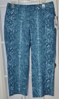 N W T Larry Levine Pierna Ajustada Talla 10 Foto 1 de 3