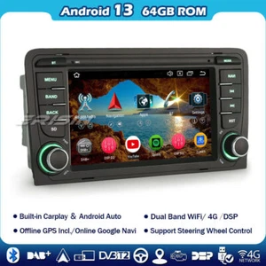8 Kern Android 13 Navi 2din Autoradio Bluetooth Carplay FM DAB+ AUDI A3 S3 RS3 - Bild 1 von 21