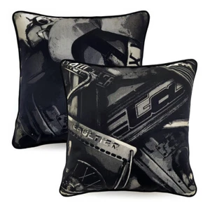 Set 2 cuscini in tessuto Le Male di Jean Paul Gaultier by Lelievre artigianali - Picture 1 of 6
