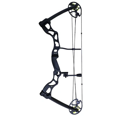 SAS 70LBS Hunting Compound Bow Package w/ Bow Sight Arrow Rest Stabilizer Sling - Image 1 of 3