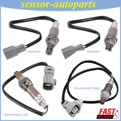 Juego de 4 sensores de oxígeno aguas arriba + aguas abajo para Lexus RX400H Toyota Highlander Foto 1 de 4