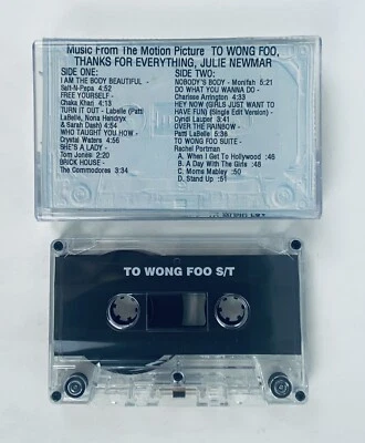 To Wong Foo Soundtrack Cassette Tape PROMO *TESTED* Salt N Pepa Cyndi Lauper HTF - Image 1 of 3