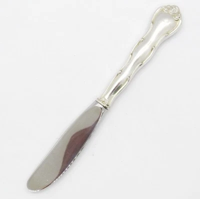 ESPARCIDOR DE MANTEQUILLA GORHAM RONDO PLATA ESTERLINA 6-1/4"" SIN CUBIERTOS MONO .925 Foto 1 de 4