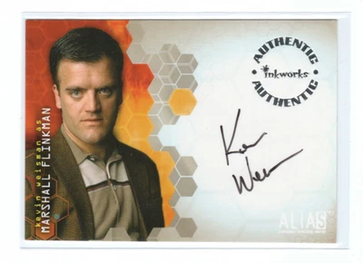 Alias Season 2 Inkworks Auto Autograph Card A11 Kevin Weisman Marshall Flinkman - Image 1 of 4