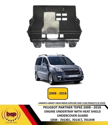 PEUGEOT PARTNER TEPEE 2008 - 2018 ENGINE UNDERTRAY UNDERCOVER WITH HEAT SHIELD - Image 1 of 4