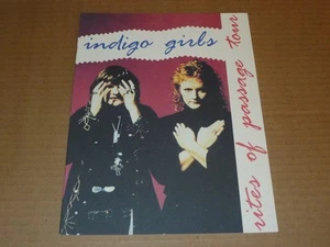 INDIGO GIRLS Tour Concert 1992 Program Book RITES OF PASSAGE - Picture 1 of 5