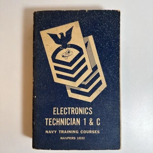 Electronics Technician 1 & C 1958 Navy Training Courses Navpers 10192 - Picture 1 of 8