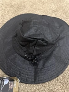 FROGGTOGGS Black Sun/Fishing Black Hat Waterproof. New/Tags - Picture 1 of 23