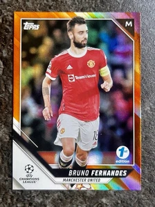 2022 Topps UEFA Champions League Bruno Fernandes /25 1st Edition - Picture 1 of 2