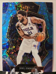 2022-23 Panini Select - Premier Level Joel Embiid #147 Light Blue Disco /99 - Picture 1 of 2