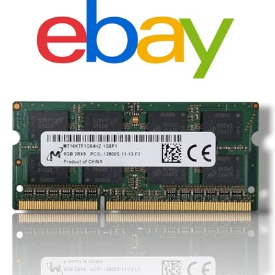 8GB DDR3L RAM Micron PC3L-12800S (1600 MHz) –2Rx8 SO-DIMM | Memoria #1579 - Immagine 1 di 2