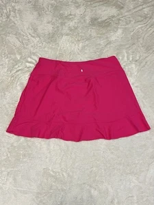 Soothfeel Damen Schwimmrock mit Tasche hoher Bund Rüschen Gr. Large rosa - Bild 1 von 8