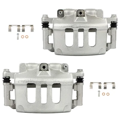 Front Pair For 2003-2011 FORD CROWN VICTORIA Brake Calipers w/Bracket - Imagem 1 de 4