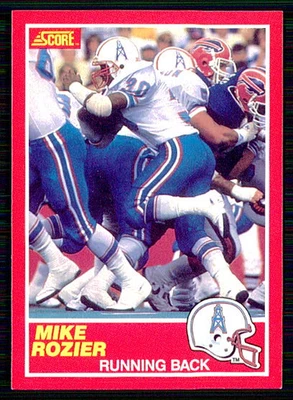 1989 Score - Mike Rozier #172 - Image 1 of 2