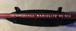 Vintage ungespitzt Nr. 2 Bleistift Made USA. Adler. "Radio Lite" 85 - Bild 1 von 3