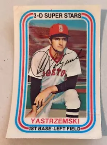 1976 Kellogg's #24 Carl Yastrzemski GOOD condition Boston Red Sox Hall of Fame - Picture 1 of 2