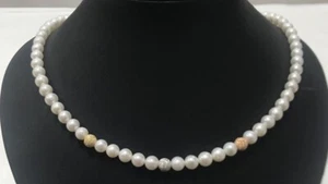 COLLANA DI PERLE F.W. MM. 6,00/6,50 E ORO 18 KT - Imagen 1 de 4