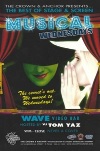 Wicked, Wave Video Bar, VJ Tom Yaz, The Crown & Anchor, Provincetown, MA, sin usar - Imagen 1 de 2