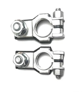 Positive & Negative Battery Terminals + Two M8 Nuts Fits GM 92199462 / 92199463 - Picture 1 of 1