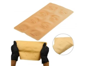 8 Eyes Makeup Learning Blank 3D Tattoo Fake Practice Skin Microblading Eyebrow - Picture 1 of 12