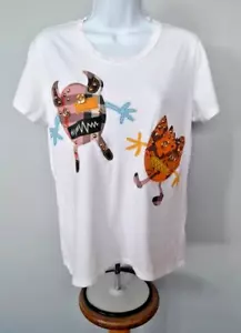 Camiseta Burberry Para Hombre Beaford Motivo Criatura Rara PUBLICACIÓN GRATUITA - Imagen 1 de 14