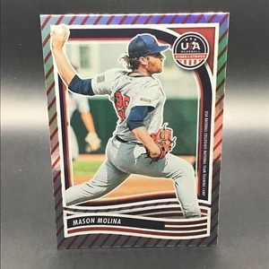 MASON MOLINA 2024 USA Stars & Stripes RED STRIPE HOLO CTC - Picture 1 of 2