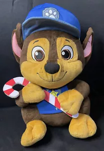 Paw Patrol Chase Candy Cane 13” Plush Nickelodeon 2021 Christmas Holiday - Picture 1 of 9