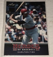 2015 Leaf Heroes of Baseball Carlton Fisk #11 HOF B20