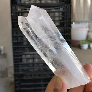 208g Natural white transparent Clear Quartz Crystal Cluster Mineral Healing C104 - Picture 1 of 14