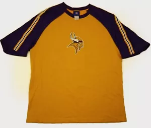 Minnesota Vikings Reebok T-Shirt 2XL XXL Skol Gelbgold Lila Minneapolis neuwertig - Bild 1 von 12